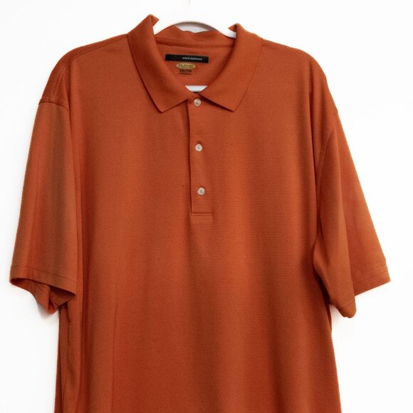 Greg Norman XX-Large Orange Polo Shirt Play Dry Performance Fabric - Picture 4 of 8
